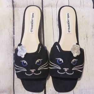Karl Lagerfeld Jouy "Kitten Heels" Brand New